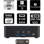 MSI Msı Cubi Nuc Core Ultra 5 125H Mini PC 8GB RAM 256GB SSD Win11 Pro + Per4 USB 1UMG007EUP391 - Windows 11 Pro