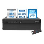MSI Msı Pro DP80 Intel Core I7 5.4ghz 14700 64GB 4tb SSD UHD Graphics 770 Wi-Fi7 300W Psu Freedos Masaüstü Bilgisayar Bilgisayar A14G003EUF24 + Zettausb