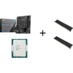 MSI Msı Pro H610M-S Ddr4+Intel I5 12400F+16GB Ddr4 Ram Anakart+Islemcı+Ram Bundle
