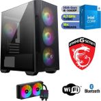 MSI Msı-Şafak-Gaming Pc-Ekran Kartsız– Intel I5 14400F– 32GB-64GB Ddr5 Ram-1tb M.2 Ssd-Sıvı Sogutmalı - Windows 11 Pro Masaüstü Bilgisayar - 64GBRAM