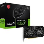 MSI Outlet Msı VGA Geforce Rtx 4060 Tı 8g Ventus 2x Black E1 Oc RTX4060TI 8gb Gddr6 128B DX12 Pcıe 4.0 X16 (3xdp 1xhdmı)