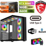 Msı Pc Ddr5 -Rtx 5060Tİ 16GB – Ryzen 7 9700X – 32GB -64GB Ddr5 Ram – 1 Tb M.2 SSD - Sıvı Sogutmalı - Windows 11 Pro Masaüstü Bilgisayar - 32GBRAM