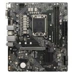 Msı Pro B660m-E Ddr4 Intel B660, Lga1700, Ddr4, 4600(Oc), Pcı-E Gen 4, M.2, Usb3.2, 1G Lan, Microatx Anakart