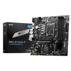 MSI Pro B760M-P 6800MHz (OC) DDR5 Soket 1700 M.2 DP HDMI mATX Anakart