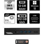 Msı Pro DP10 Intel Core I5 1340P 12GB 512GB SSD W11P Mini Pc & Per4 USB Bellek 13M002EUP357