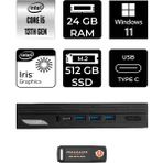 Msı Pro DP10 Intel Core I5 1340P 24GB 512GB SSD W11H Mini Pc & Per4 USB Bellek 13M002EUP322