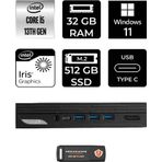Msı Pro DP10 Intel Core I5 1340P 32GB 512GB SSD W11H Mini Pc & Per4 USB Bellek 13M002EUP327