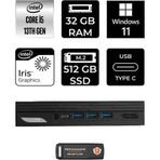 Msı Pro DP10 Intel Core I5 1340P 32GB 512GB SSD W11P Mini Pc & Per4 USB Bellek 13M002EUP377