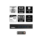 Msi Pro Dp10 Intel Core I7 1360P 36Gb 512Gb Ssd W11H Mini Pc & Per4 Usb Bellek 13M001Eup332 4034371000004