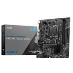 MSI Pro H610M-S DDR4 Soket 1700 DDR4 3200 OC HDMI M2 USB3.2 Gigabit LAN MATX Anakart