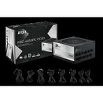 MSI PSU PRO A850PL PCIE5 850W 80+ PLATINIUM ATX 3.1 PCIe 5.1 POWER SUPPLY