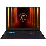 MSI Raider A18 HX A9WIG-092TR Ryzen 9 9955HX3D 64GB RAM 2TB SSD RTX 5080 Windows 11 Home 18 inç Oyun Bilgisayarı