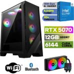 MSI Şafak-Gaming Pc Ddr5-Rtx 5070 12GB -Intel I5 14600KF – 32 GB Ddr5 Ram – 1 Tb M.2 SSD 5000 4000 – 240MM Sıvı Sogutma -Windows 11 Pro - 32GBRAM