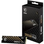 MSI Spatium M460 PCIe 4.0 NVMe M.2 1 TB R5000 W4500 SSD