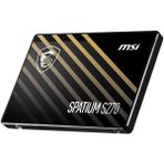 Msı Spatium S270 500mb/s - 450mb/s Sata 3.0 240 Gb 2.5" Ssd 5 Yıl Garantili