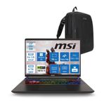 Msı Vector 16 Intel Core Ultra 7 255Hx 64Gb 4Tb + 4Tb Ssd Rtx5070tı 12Gb Tdp 140W Gddr7 Windows 11 Pro 16" Fhd+ 144Hz Taşınabilir Bilgisayar A2xwhg091xtrp30 + Zetta Çanta
