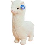 MsPlenty1 Komik Çim Çamur Atı Alpaka Bebek Peluş Oyuncak Sevimli Bebek Yastık Bez Bebek (Yurt Dışından) - Beyaz - Gümüş