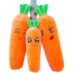 MsPlenty1 Sevimli Havuç Yastık Bebek Uzun Yastık Peluş Oyuncak Tembel Uyuyan Bebek Doğum Günü Hediyesi Kadınlar Için Süper Sevimli (Yurt Dışından) - Açık Gri Turuncu