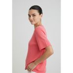 Msrlassn Pastel Turuncu Bisiklet Yaka Triko Bluz