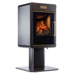 Mss Designo Ayaklı Şömine Odun Sobası 8 Kw Gold İthal