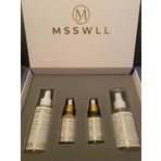 MSSWLL Misswell Cilt Bakım Seti – Arındırıcı Yüz Temizleme Jeli, Kırışıklık Karşıtı Serum, Leke Giderici Serum & Papatyalı Canlandırıcı Sprey – 4’lü Set