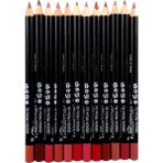 Mst Cosmetic 12'li Set Renkli Dudak Kalemi - Çok Renkli
