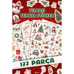Msticker 177 Parça Yılbaşı Temalı Sticker Seti - Kalem Suluk Defter Cam Masa Laptop Tablet Sticker Yeni Yıl - Çok Renkli - 5