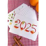 MSticker 2026 Yılı Meyve Sebze Ve Yiyecek Sezonları Takvimi, Buzdolabı Magnetli Sevgililer Günü Hediyesi