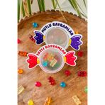 MSticker Bayram Şeker Kutusu 10’lu Set – İyi Bayramlar / Mutlu Bayramlar Karton Şekerlik, Kapaklı Hediyelik
