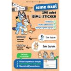 Msticker Isimli Bluey Temalı Okul Etiketi Kalem Defter 190 Adet Yazılabilen Etiketler - Suya Dayanıklı