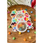 MSticker Mutlu Bayramlar Çocuk Temalı Şeker Kutusu 10’lu Set – Kapaklı Mini Bayram Şeker Kabı, Hediyeliği 2