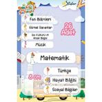 Msticker Okul Ders Etiketi Winx Temalı 26 Adet 8 cm Okul Ders Etiketi