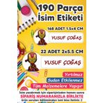 MSticker Okul Etiketi Kalem Defter Etiketi Özel Isim Yazılabilen Etiket Iron Man 190 Adet