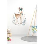 MSticker Sevimli Geyik Ve Dallar Çocuk Bebek Odası Duvar Dekorasyon Sticker
