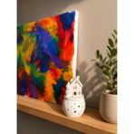 Msv Studio 3d Masal Evi Dekoratif Oda Lambası | LED Mum Hediyeli ✨(10cmx7cm) - Bej
