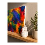 MSVstudio3d Masal Evi Dekoratif Oda Lambası (10x7cm)| LED Mum Hediyeli ✨