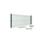 msy garden fenc 10 Adet ( 25 MT ) 100 cm x 250 cm yeşil panel çit 11 adet direk ve montaj aksesuarları dahildir