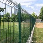 Msy Garden Fenc 100 cm x 250 cm 5 Adet ( 12.5 mt ) Yeşil Panel Çit 6 Adet Direk ve Montaj Aparatları Dahil - 100 x 250 cm