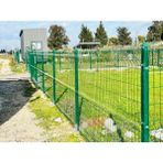 Msy Garden Fenc 120 cm x 250 cm 4 Adet ( 10 mt ) Yeşil Panel Çit 5 Adet Direk ve Montaj Aparatları Dahil - 120 x 250 cm
