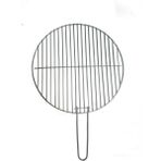 Msy Trend Oval Çember Yuvarlak Mangallık Izgarası Balık Teli 40x40 cm Çapında 2 Adet - Gri