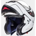 MT Atom Sv Solid Gloss Çene Açılır Siyah Motosiklet Kaskı