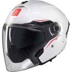 mt Cosmo Sv Solid A0 Açık Kask - Beyaz
