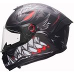 mt FF114 Hummer Lycan C1 Full Face Motosiklet Kaskı - 2XL - Mat Siyah