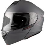 mt Genesis FU935SV Solid A2 Matt Titanium Çene Açılır Motosiklet Kaskı - Çok Renkli