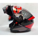 mt Genesis Sv Atempo B15 Parlak Renk Çene Açılır Kask Iç Güneş Vizörlü - XL