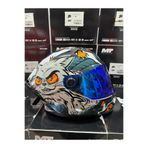 Mt Helmets Braker Sv The King A7 Parlak Kask Mavi Vizörlü (+1 Şeffaf Vizörlü)