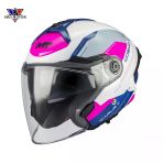 Mt Helmets Cosmo Sv Icarus A8 Parlak Güneş Vizörlü Yarım Kask