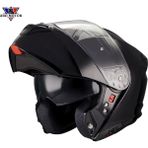 mt Helmets Genesıs Sv Pure A1 Parlak Sıyah Çene Açılır Kask - Parlak Siyah