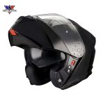 Mt Helmets Genesıs Sv Pure A1 Parlak Sıyah Çene Açılır Kask