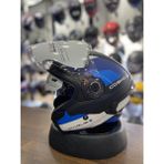 Mt Helmets Icarus Mat Mavi Yarım Kask Güneş Vizörlü